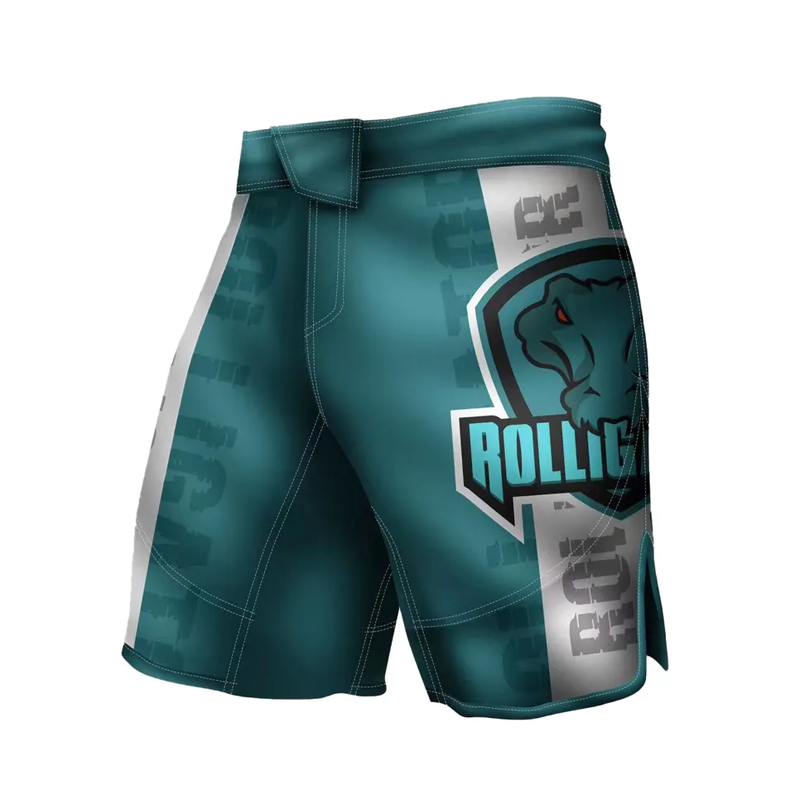 Produttore professionale ultima tecnologia sottile slim mMa Short per combattimenti, boxe corto per BJJ GIS